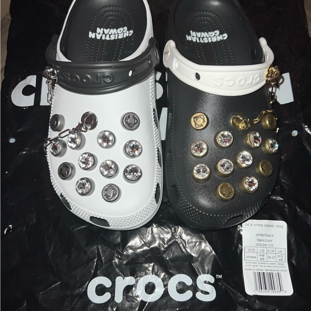 🖤🤍Authentic Christian Cowan CC Crocs Limited !🖤